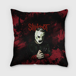 Подушка квадратная Slipknot dark art, цвет: 3D-принт