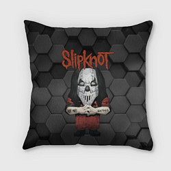 Подушка квадратная Slipknot seven art, цвет: 3D-принт