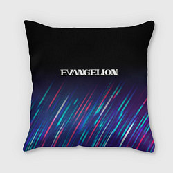 Подушка квадратная Evangelion stream, цвет: 3D-принт