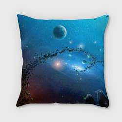 Подушка квадратная Бесконечное космическое пространство - Nasa, цвет: 3D-принт