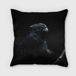 Подушка квадратная Тёмный орёл, цвет: 3D-принт