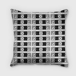 Подушка квадратная Signs hieroglyphs, цвет: 3D-принт