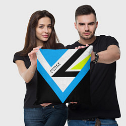 Подушка квадратная FIRM спортик, цвет: 3D-принт — фото 2