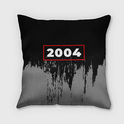 Подушка квадратная 2004 - в красной рамке на темном
