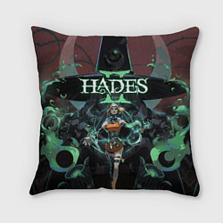 Подушка квадратная Мелиноя и Геката hades 2, цвет: 3D-принт