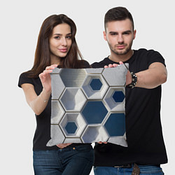 Подушка квадратная Кубический мир, цвет: 3D-принт — фото 2