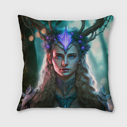 Подушка квадратная Сказочная принцесса, цвет: 3D-принт