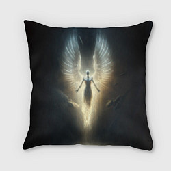 Подушка квадратная Парящая девушка ангел, цвет: 3D-принт