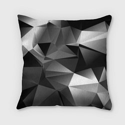 Подушка квадратная Geometry grey ship, цвет: 3D-принт