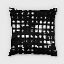 Подушка квадратная Pixel art - abstraction, цвет: 3D-принт