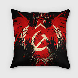 Подушка квадратная Советский союз, цвет: 3D-принт