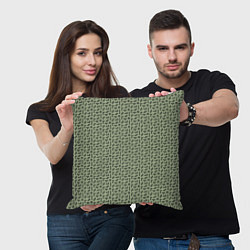 Подушка квадратная Brick game тетрис паттерн, цвет: 3D-принт — фото 2