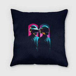 Подушка квадратная Daft Punk - One more time, цвет: 3D-принт