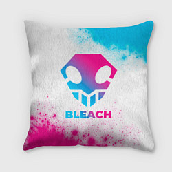 Подушка квадратная Bleach neon gradient style, цвет: 3D-принт