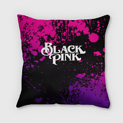 Подушка квадратная Blackpink - neon, цвет: 3D-принт