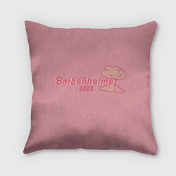Подушка квадратная Barbenheimer PINK EDITION, цвет: 3D-принт