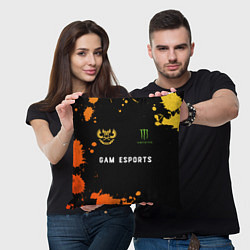 Подушка квадратная Gam Esports форма, цвет: 3D-принт — фото 2