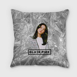 Подушка квадратная Jisoo BlackPink, цвет: 3D-принт