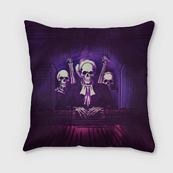 Подушка квадратная Скелеты Призраки в Суде - Phonk, цвет: 3D-принт