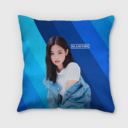 Подушка квадратная Jennie kpop, цвет: 3D-принт