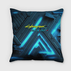 Подушка квадратная Cyberpunk neon style, цвет: 3D-принт