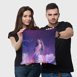 Подушка квадратная Karina art - Aespa, цвет: 3D-принт — фото 2