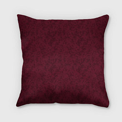 Подушка квадратная Текстура тёмно-красный, цвет: 3D-принт