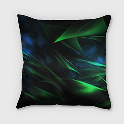 Подушка квадратная Dark green background, цвет: 3D-принт