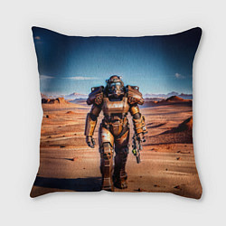 Подушка квадратная Fallout power, цвет: 3D-принт