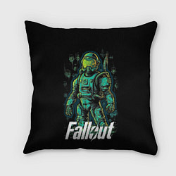 Подушка квадратная Fallout poster style, цвет: 3D-принт