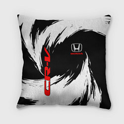 Подушка квадратная Honda - белые краски, цвет: 3D-принт