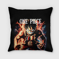 Подушка квадратная Злой Луффи из One Piece, цвет: 3D-принт