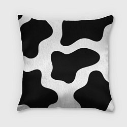 Подушка квадратная Кожа коровы, цвет: 3D-принт
