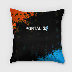 Подушка квадратная Portal game