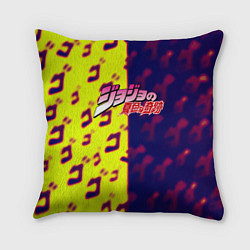 Подушка квадратная JoJo Bizarre Adventure night skin, цвет: 3D-принт