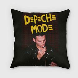 Подушка квадратная Depeche Mode 1 Dave, цвет: 3D-принт