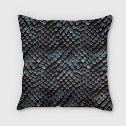 Подушка квадратная Паттерн чешуя дракона, цвет: 3D-принт