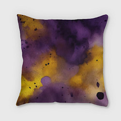 Подушка квадратная Акварелика, цвет: 3D-принт