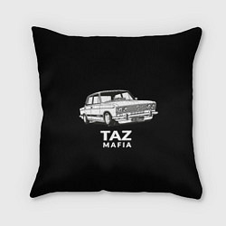 Подушка квадратная TAZ Mafia, цвет: 3D-принт
