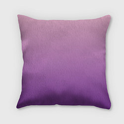 Подушка квадратная Нежный розовый и насыщенный малиновый градиент, цвет: 3D-принт