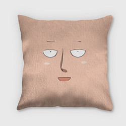 Подушка квадратная Ван панч мен улыбочка Сайтама, цвет: 3D-принт