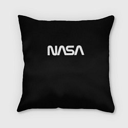 Подушка квадратная NASA space logo, цвет: 3D-принт