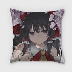 Подушка квадратная Touhou Project Рейму Cute Сакура, цвет: 3D-принт