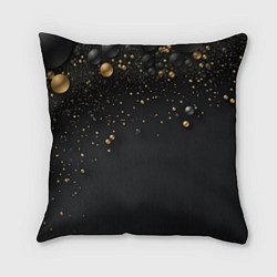 Подушка квадратная Золотая пыль, цвет: 3D-принт