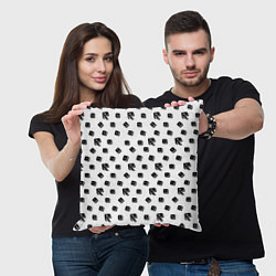 Подушка квадратная Roblox pattern, цвет: 3D-принт — фото 2