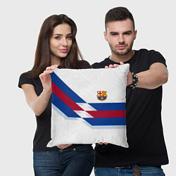 Подушка квадратная Barcelona geometry sports, цвет: 3D-принт — фото 2