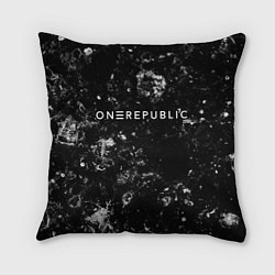 Подушка квадратная OneRepublic black ice