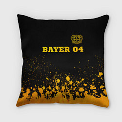 Подушка квадратная Bayer 04 - gold gradient посередине, цвет: 3D-принт