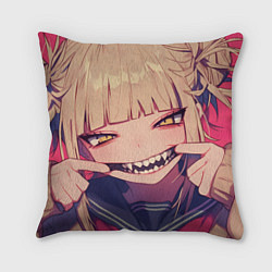 Подушка квадратная Моя геройская академия Himiko Toga, цвет: 3D-принт