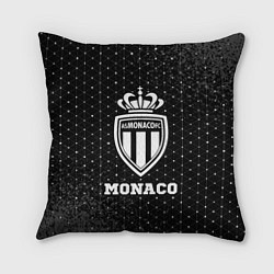 Подушка квадратная Monaco sport на темном фоне, цвет: 3D-принт